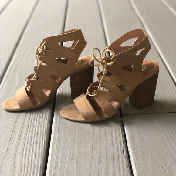 Steve Madden Shoes - Steve Madden Tan Heels Size 5.5